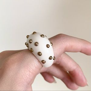 Hold Y2k Studded bubble ring